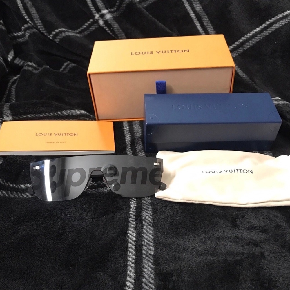 Supreme Louis Vuitton Face Mask Collab Sunglasses